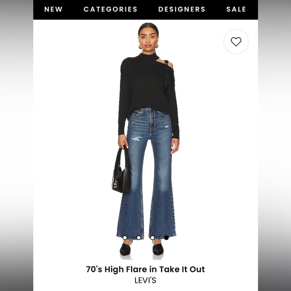 Levi’s 70s High Flare Jeans - Picture 2 of 4